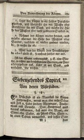 Siebenzehendes Kapitel.