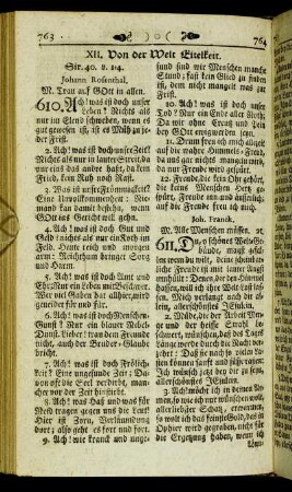 XII. Von der Welt Eitelkeit.