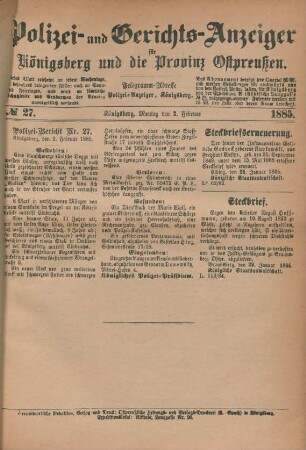 Februar: No. 27. - No. 50.