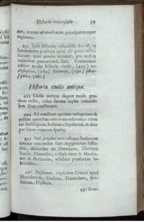 Historia ciuilis antiqua.