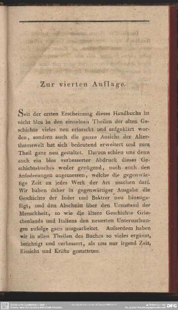 Zur vierten Auflage