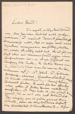 Brief an Friedrich Spitta : 23.06.1896