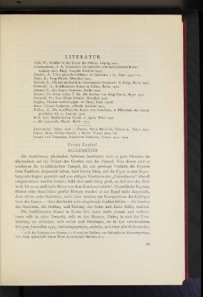 Erstes Kapitel Allgemeines