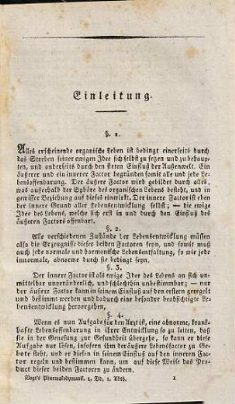 Lehrbuch der Pharmakodynamik, Erster Band. welcher die allgemeine Pharmakodynamik, die Narcotica, Nervina, Antiphlogistica, Excitantia und Tonica enthält