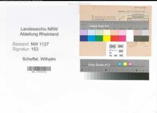 Entnazifizierung Wilhelm Scheffel , geb. 00.00.0000 ()