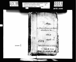 Schulrevision in der Ephorie Waldheim