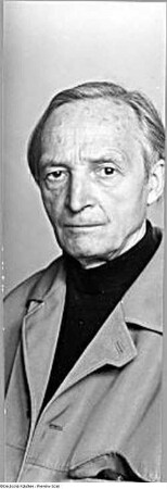 Porträtausschnitt Theodor Rosenhauer (anläßlich eines Atelierbesuchs 1975)