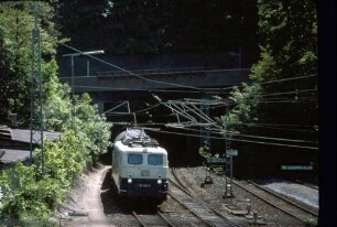 Gäubahn Stuttgart West Einfahrt Lok 110 237 RW-S