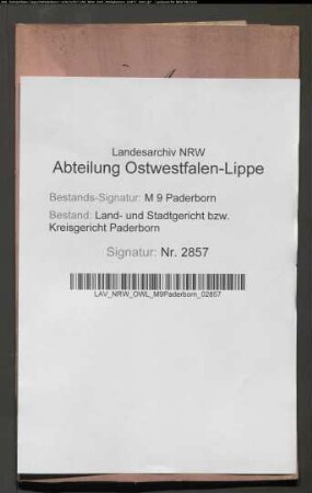 Erblasser: Petri, Anna Maria: