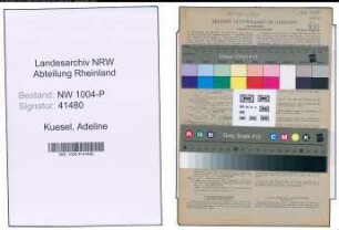 Entnazifizierung Adeline Kuesel , geb. 01.03.1875 ()