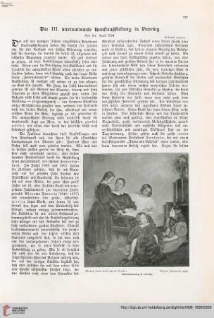 14: Die III. internationale Kunstausstellung in Venedig