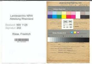 Entnazifizierung Friedrich Risse , geb. 11.02.1921 (Arbeiter)