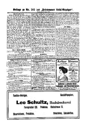 Beilage zu Nr. 202