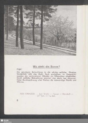 Wo steht die Sonne?