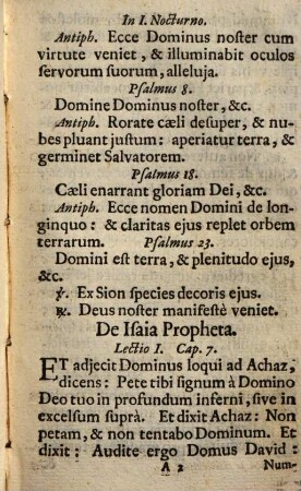 Die XVIII. Decembris. Officium Expectationis B. Mariae Virginis : Duplex majus ad libitum