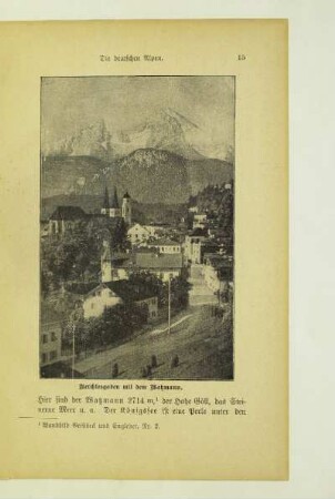 Berchtesgaden mit dem Watzmann