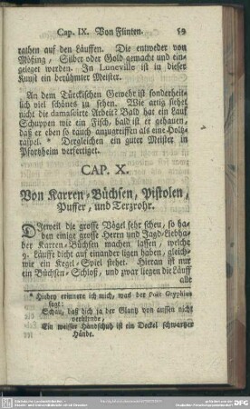 Cap. X. Von Karren-Büchsen, Pistolen, Puffver und Terzrohr