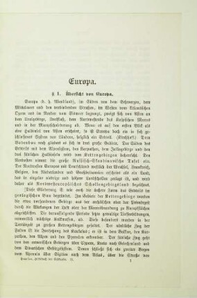 1. Übersicht von Europa