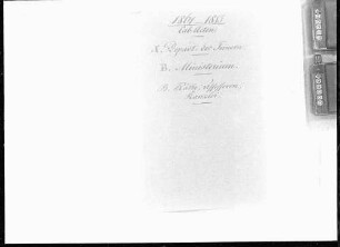 Räte, Assessoren, Kanzlei (1861-1885)