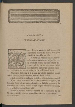 Capítulo XXIX - Fe que no engaña