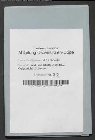 Erblasser: Bohnenkamp, Johann Christian Ludwig: