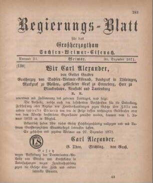 Nr. 33 : 30. Dezember 1871
