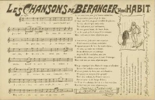 Les chansons de beranger mon habit.
