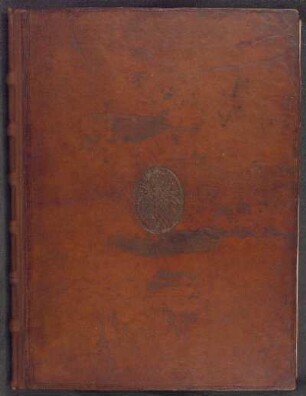 Supralibros der Stadtbibliothek mit Wappen des Kirchenpflegers Georg Friedrich Pömer (1764-1774)