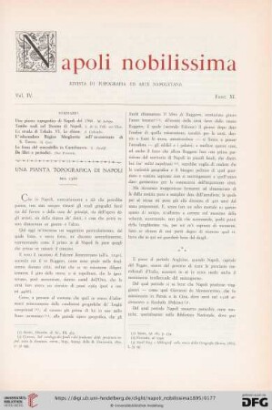 4: Una pianta topogragfica di Napoli del 1566