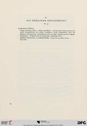 III. Aus Berliner Privatbesitz (Nr. 55)
