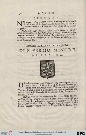 Della seconda Chiesa di S. Fermo Minore di Braida