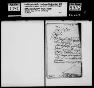 Verhandlungen des westfälischen Grafenkollegiums.