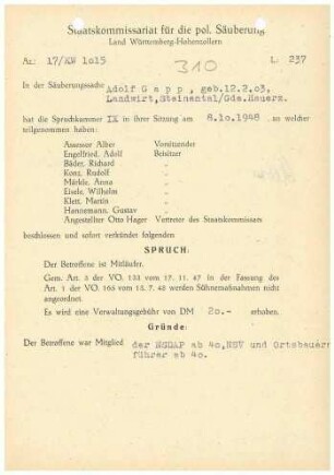 Gapp, Adolf