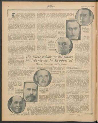 ¿Se puede hablar ya del futuro presidente de la República?