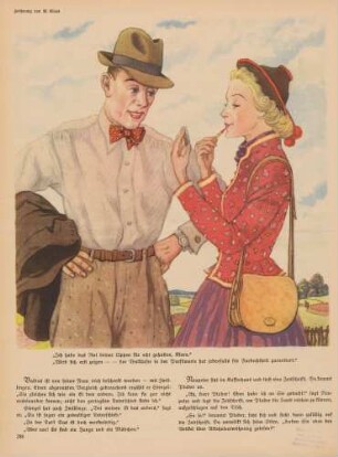 "Ich habe das Rot deiner Lippen für echt gehalten, Klara"