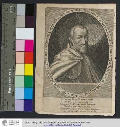 Perillvstris Ac Generos[vs] Dominvs Dn. Henricvs Matthævs, Comes De Tvrre, Baro Vales[asinæ] Ad D. Crvcis, D[omi]n[v]s In Losdorff, Wellvsch Et Winterz etc. Consil: Svprem[vs] Militvm Dvx Et Bvrgg. In Carlstei[n]