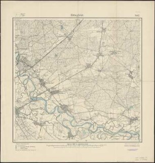 Meßtischblatt 2462 : Bitterfeld (Ost), 1925 : Bitterfeld (Ost). - Aufn. 1902, kleine Nachtr. 1925. - 1:25000. - [Berlin]: Reichsamt für Landesaufnahme, 1925. - 1 Kt.