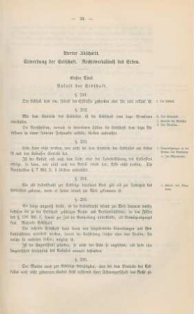 Erster Titel. Anfall der Erbschaft