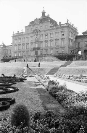 Ludwigsburg: Rückseite des Ludwigsburger Residenzschlosses