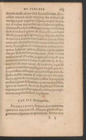 Cap. XIX. De Maioribus.