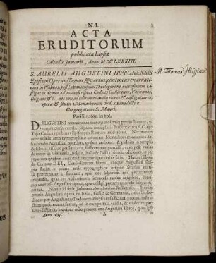 N. I. [...] Calendis Januarii, Anno M DC LXXXIII.