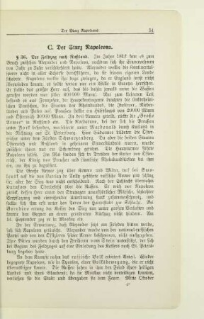 C. Der Sturz Napoleons