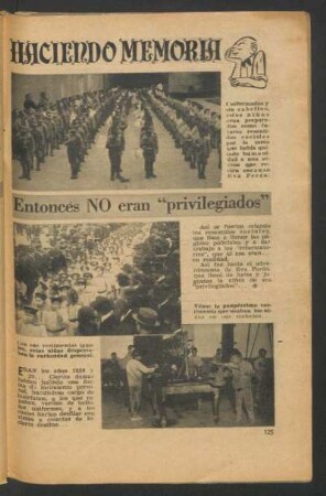 Haciendo memoria: entonces no eran "privilegiados"