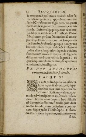 Caput XI. - Caput XV.