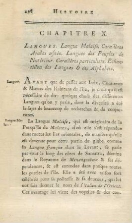 Chapitre X. Langues ...