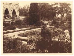 Ausstellungsgarten Jubiläums-Gartenbau-Ausstellung 1926, Dresden: Der kommende Garten: Wasserlauf, Abschnitt 4