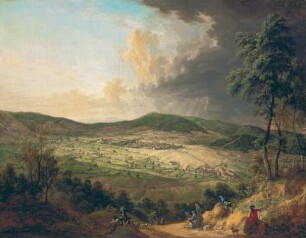 Blick auf Pyrmont von Südosten