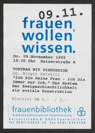 "Ich bin keine Frau - ich bin immer nur ich" : Das System der Zweigeschlechtlichkeit als soziale Konstruktion