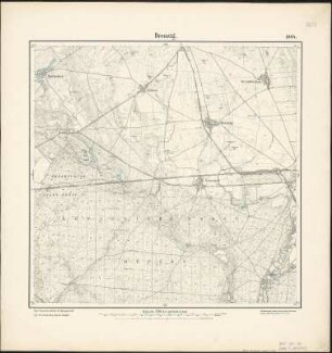 Meßtischblatt 1984 : Drenzig, 1896 : Drenzig. - Aufn. 1894. - 1:25000. - [Berlin]: Reichsamt für Landesaufnahme, 1896. - 1 Kt.