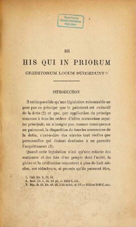 Privilèges de la Société du credit foncier de France : [Jur. Diss. Paris]